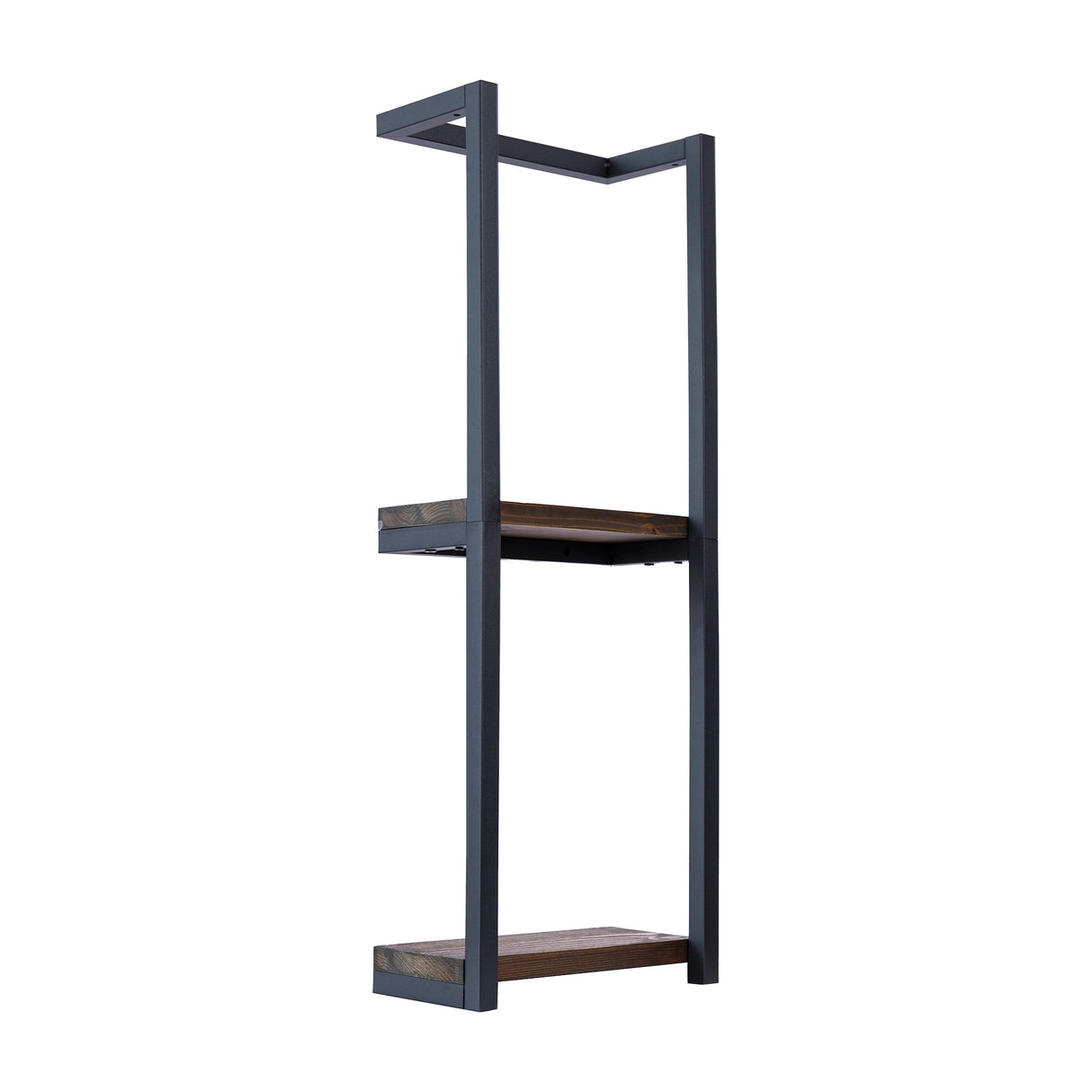 Stylish Bathroom Towel Storage Rack with Wooden Shelves