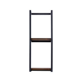 Stylish Bathroom Towel Storage Rack with Wooden Shelves