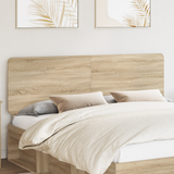 Headboard Sonoma Oak Engineered wood - Front View
