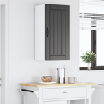 Wall Cabinet LUCCA Black 40 x 31 x 80 cm Engineered Wood