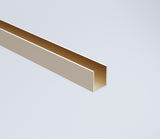 120cm Reeded Glass Shower Screen with Nickel Wall Channel and Square Pole - Rear View