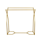 Commercial Clothing Garment Rack Retail Shop in Gold