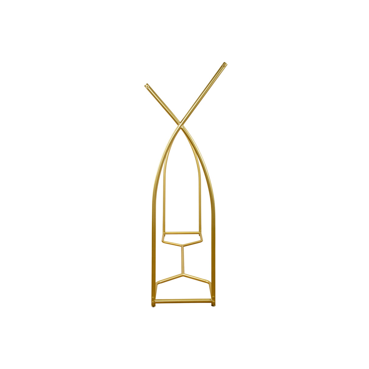 Commercial Clothing Garment Rack Retail Shop in Gold