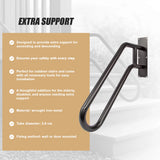 Handrail Steps Railing Outdoor Indoor Metal Rail - Top-Down View