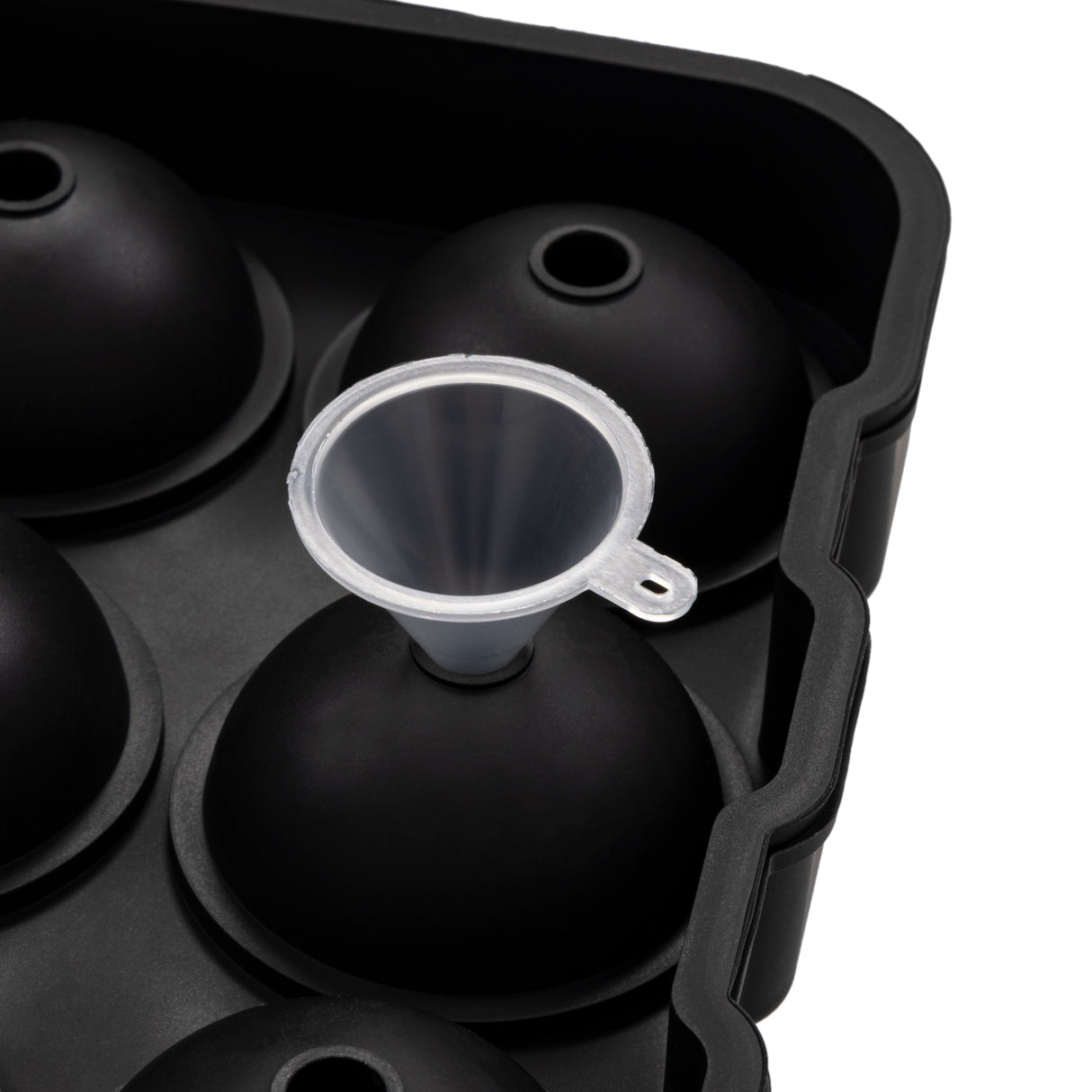 2x Ice Cube Tray Ball Mould Cube Silicone For Whisky Cocktails