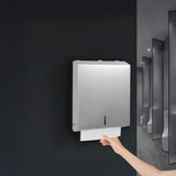 Paper Towel Dispenser Wall Mount Commercial Bathroom - Front View