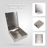Paper Towel Dispenser Wall Mount Commercial Bathroom - Rear View