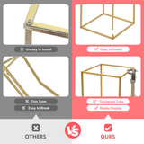 Gold Metal Flower Stand