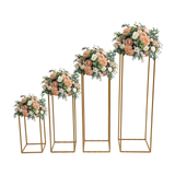 Gold Metal Flower Stand