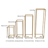 Gold Metal Flower Stand