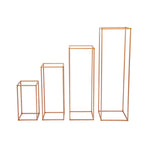 Rose Gold Metal Flower Stand