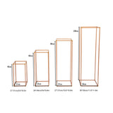 Rose Gold Metal Flower Stand