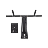 Wall Mounted Pull Up Bar 2 IN 1 Pull Up Dip Bar Station Outdoor Strength Training Home Gym - Front View