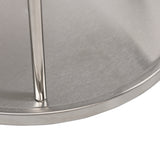 2-Tier Rack Lazy Susan Organiser Steel Kitchen Pantry Cabinet Storage - Close-Up Angle