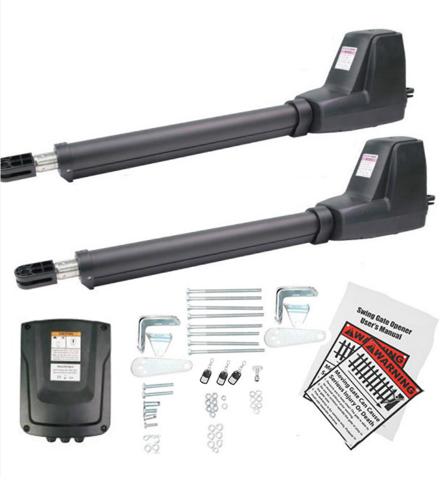 800KG Double Swing Auto Motor Remote Gate Opener Basic Kit