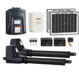 800KG Double Swing Auto Motor Remote Gate Opener with 20W Solar Backup