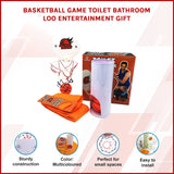 Basketball Game Toilet Bathroom Loo Entertainment Gift - Front View