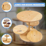 4 Tier Round Dessert Stand Tower Cake Cupcake Display - Extra Image