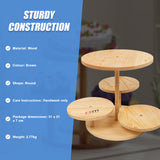 4 Tier Round Dessert Stand Tower Cake Cupcake Display - Extra Image