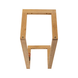 Wall Towel Rack for Rolled Towels Bathroom Storage - Close-Up Angle