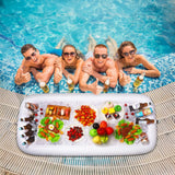 Inflatable Drinks Holder Floating Ice Bar Pool Party - 45-Degree Angle
