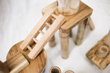 Bamboo building set 50 pcs - Side View