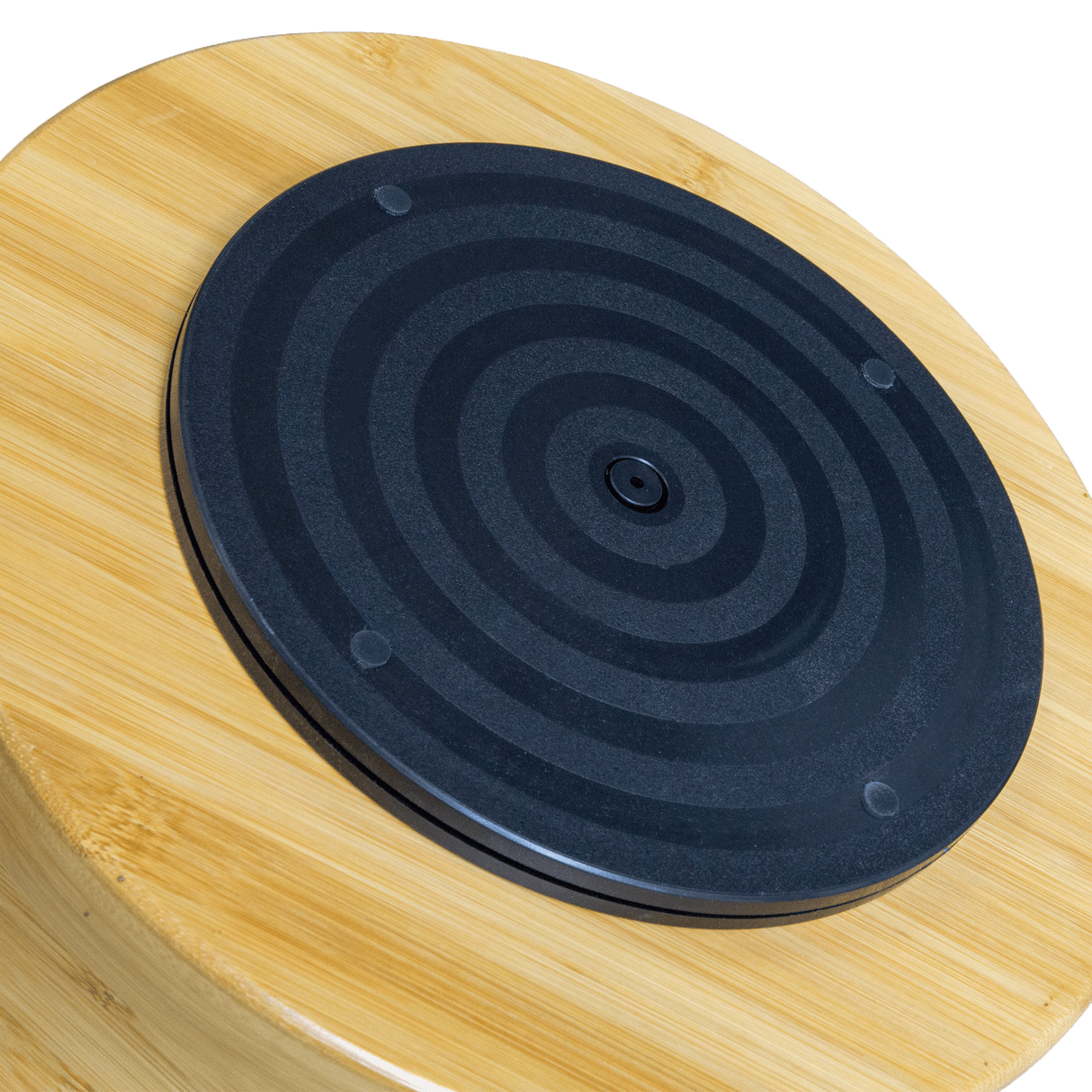 2-Tier Bamboo Lazy Susan Turntable Organizer for Kitchen Counter Cabinet
