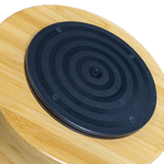 2-Tier Bamboo Lazy Susan Turntable Organizer for Kitchen Counter Cabinet