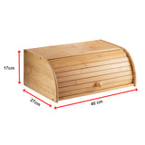 Bamboo Bread Box Kitchen Storage - Extra Image