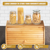 Bamboo Bread Box Kitchen Storage - Extra Image