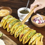 Taco Tray Holder Food Charcuterie Kitchen Gift - Side View
