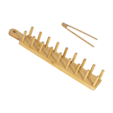 Taco Tray Holder Food Charcuterie Kitchen Gift - Top-Down View