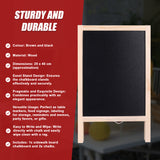 Sidewalk Board Sign Frame Chalkboard Drawing - Side View