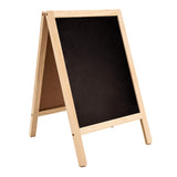 Sidewalk Board Sign Frame Chalkboard Drawing - Top-Down View