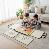 Portable Jigsaw 1000 Pieces Board Puzzle Storage Carry Safe Case Carrier