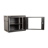 9U Wall Mount Network Server Rack Cabinet Enclosure - Side View