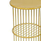 Round Side Table Bedside Bedroom Lounge Furniture - 45-Degree Angle