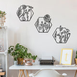 3pc Metal Art Wall Decor
