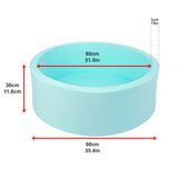 Round Ball Pit Playpen Enclosure &ndash; Safe Blue Play Area for Babies and Toddlers, Indoor or Outdoor - Extra Image