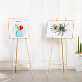 Easel Tripod Metal Painting Wedding Photo Frame Display Bracket Advertising - Top-Down View