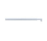 70x200cm Glass Shower Screen with White U-Brackets and Square Pole - Extra Image