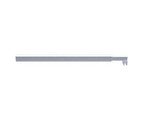 110x200cm Glass Shower Screen with Chrome U-Brackets and Square Pole
