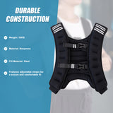 10KG Weighted Vest Top Gym Exercise Fitness Strength Sports Training Weight Loss