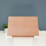 A2 Art & Craft Easel Table Wooden Drawing Board Artist Adjustable WorkStation - Front View