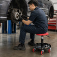 Rolling Shop Stool Mechanics Garage Stool Adjustable Work Seat Creeper