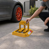 Parking Space Lock Folding Barrier Bollard - Side View