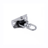 Silent Swing Hanger Heavy Duty Stainless Steel Swing Hook with Swivel Bearing - 45-Degree Angle