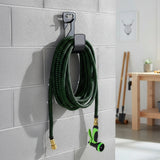 30m Heavy Duty Expandable Flexible Garden Hose with Water Spray Nozzle - Side View