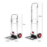 Hand Truck 2 in 1 Folding Dolly Cart 180kg Capacity Heavy Duty Aluminium - Extra Image