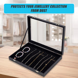 Jewellery Display Box Case for Rings Bracelets Necklaces Retail - Rear View